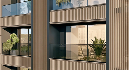 Dedicated balcony provision for every office