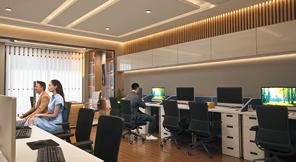 Thoughtfully planned office layouts